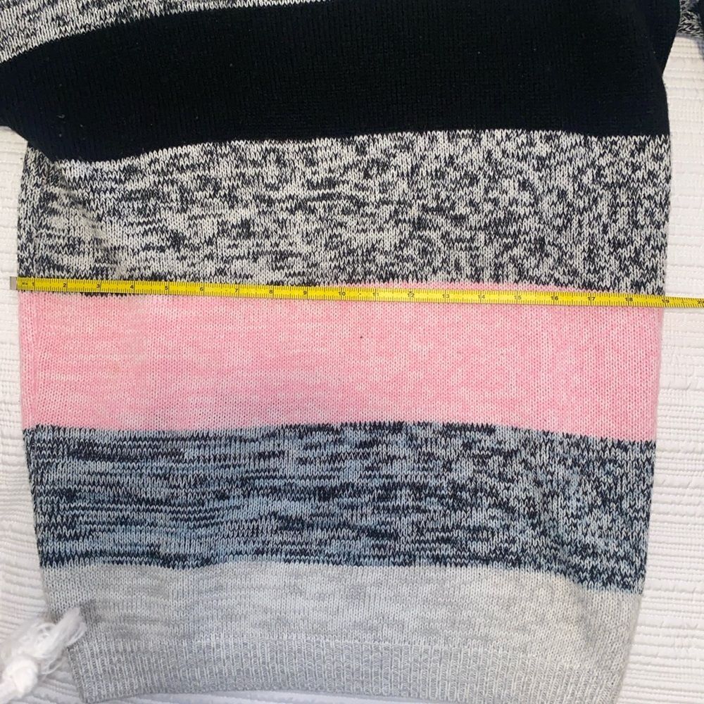 H&M Women’s Striped Knit Sweater - Size S, Multicolor, Long Sleeve, Crew Neck - Picture 3 of 4